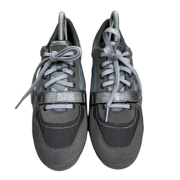 Rockport XCS Sneaker Suede Mesh Lace Up Low Top Rubber Soles Gray Women Size 7.5 - Picture 5 of 9